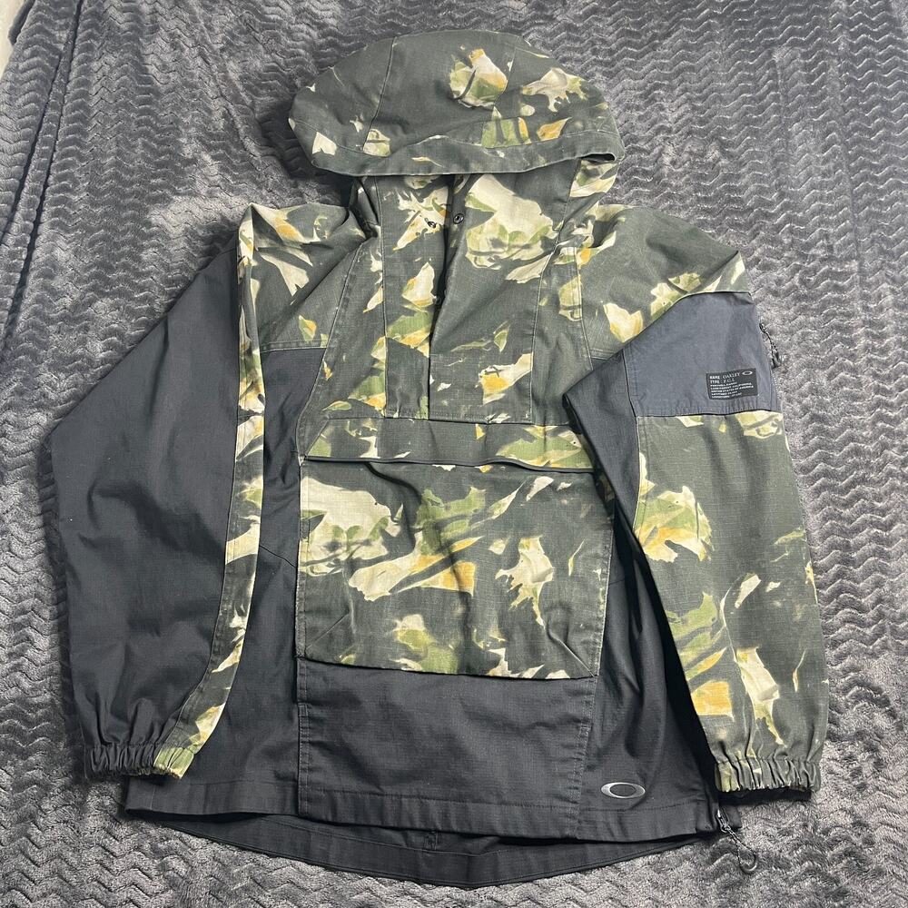 Oakley Jacket Mens Medium Fgl Tc Stroke Anorak 2.0 Water Repellent Rip Stop